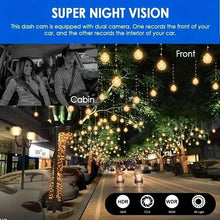 Load image into Gallery viewer, G Sensor HD Night Vision Loop Recording Wide Angle Car DVR
