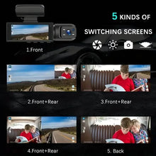Load image into Gallery viewer, G Sensor HD Night Vision Loop Recording Wide Angle Car DVR
