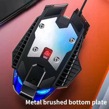 Load image into Gallery viewer, Gaming Adjustable DPI Wired PC Mouse Laptop Home Office Mouse With Metal Bottom Plate
