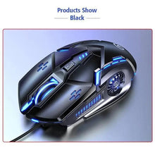 Load image into Gallery viewer, Gaming LED Wired Mechanical Mouse 6 Button With Backlight Ergonomic Cool Mouse Design For Laptop And Computer
