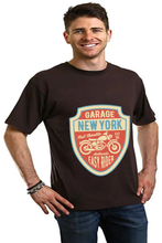 Load image into Gallery viewer, Garage New York Men's Bamboo Viscose/Organic Cotton Short Sleeve Graphic T-Shirt
