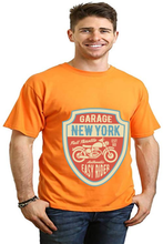 Load image into Gallery viewer, Garage New York Men's Bamboo Viscose/Organic Cotton Short Sleeve Graphic T-Shirt
