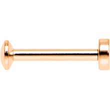Load image into Gallery viewer, 5/16 Rose Gold IP 3mm Circle Internal Thread Daith Cartilage Tragus
