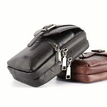Load image into Gallery viewer, Genuine Leather Multifunctional Cell Phone Bag
