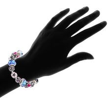 Load image into Gallery viewer, Genuine Murano Glass and Crystal Bracelet
