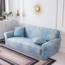 Load image into Gallery viewer, Geometric Sofa Covers Stretch Plaid Sofa Slipcovers for Living Room Elastic Sofa Cover Couch Armchair Cover Towel 1 2 3 4 Seater Slipcover For Sofas Loveseat Armchair Living Room Universal Furniture
