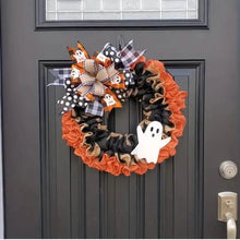 Load image into Gallery viewer, Ghost Halloween Wreath Front Door Décor
