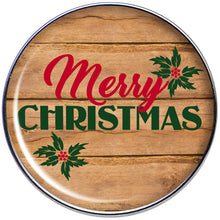 Load image into Gallery viewer, 16G 1/4 Rustic Wood Merry Christmas Tragus Cartilage Earring
