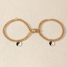 Load image into Gallery viewer, Girlfriends Charming Couple Magnet Bracelets For Women Gold Bracelet Love Heart Magnet Chain Bracelet Magnet Attracting Couple Bracelet Set Heart Friendship Bracelet For Girlfriend Boyfriend Gifts
