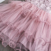 Load image into Gallery viewer, Girls' Ruffle Mesh Embroidered Dress
