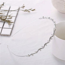 Load image into Gallery viewer, Girls Shiny Luxury Rhinestone Hair Band High Quality Diamond Pearls Hair Hoop Accessories for Women Crystal Headbands Ornaments
