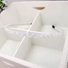 Load image into Gallery viewer, Girls Shiny Luxury Rhinestone Hair Band High Quality Diamond Pearls Hair Hoop Accessories for Women Crystal Headbands Ornaments
