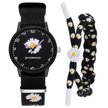 Load image into Gallery viewer, Girls Small Elegant Wrist Watch Women Fashion Nylon Strap Dress Quartz Watch Simple Wild Girlfriends Couple Watch Analog Quartz Watches With Nylon Strap Nylon Band Wristwatch
