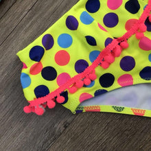 Load image into Gallery viewer, Girls Split Swimsuits Cute Shoulder Swimsuit Toddler Baby Girls 2 Piece Swimsuit Kids Bathing Beach Sun Suit  Children Swimwear Bikini Set Girl Swimming Clothes Kids Bathing Suit Beachwear For Summer
