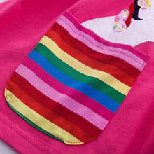 Load image into Gallery viewer, Girls' Unicorn Rainbow Flower Dress
