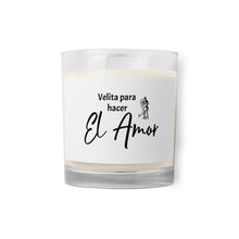 Load image into Gallery viewer, Glass jar soy wax candle

