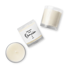 Load image into Gallery viewer, Glass jar soy wax candle
