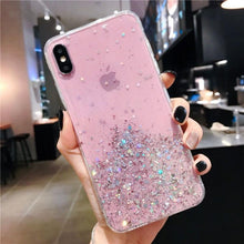 Load image into Gallery viewer, Glitter Luxury Soft Phone Case For iPhone 13 mini 12 Pro 11 ProMax For iPhone XR XS Max X 8 7 6s 6 Plus Back Cover Case Fashion Glitter Silicone Clear Shiny Sparkly Soft Flexible Shock-Absorbing Slim Protective Case
