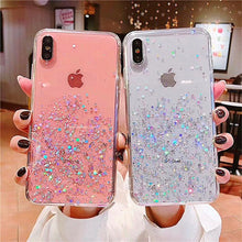 Load image into Gallery viewer, Glitter Luxury Soft Phone Case For iPhone 13 mini 12 Pro 11 ProMax For iPhone XR XS Max X 8 7 6s 6 Plus Back Cover Case Fashion Glitter Silicone Clear Shiny Sparkly Soft Flexible Shock-Absorbing Slim Protective Case

