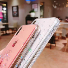 Load image into Gallery viewer, Glitter Luxury Soft Phone Case For iPhone 13 mini 12 Pro 11 ProMax For iPhone XR XS Max X 8 7 6s 6 Plus Back Cover Case Fashion Glitter Silicone Clear Shiny Sparkly Soft Flexible Shock-Absorbing Slim Protective Case
