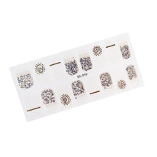 Load image into Gallery viewer, Glitter Series Shiny Manicure Decoration Designed Nail Art Stickers Nail Decoration Nail Wraps Shiny Tattoos Kids Nails Art Decoration Nail Strips Shiny French Tip Guides Stickers French Nail Stickers Form Fringe Guides
