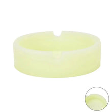 Load image into Gallery viewer, Glow In The Dark Ashtray For Smoking Cigarette Silicone Luminous Unique Design Rubber Soft Fluorescent Ashtrays
