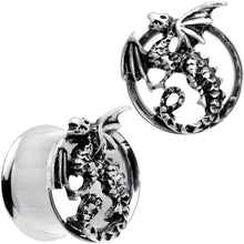 Load image into Gallery viewer, Angry Dragon Double Flare Tunnel Plug Set 6mm to 25mm

