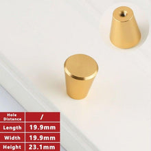 Load image into Gallery viewer, Gold Kitchen Door T Bar Straight Cupboard Handle Knobs Cabinet Pull Aluminum Alloy Handles Furniture Handle T Bar Handles for Kitchen Cabinets Door Brushed Brass Drawer Pulls Knobs Stainless Steel Furniture Hardware
