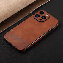 Load image into Gallery viewer, Gorgeous Luxury Genuine Leather Phone Case For iphone 13 Pro Max 12 11 14Pro Max XR XS MAX 7Plus Shockproof Cover Full Protective  Slim Leather Luxury PU Flexible Bumper Non-Slip Grip Shockproof Full Body Protective Cover Men Women Phone Cases
