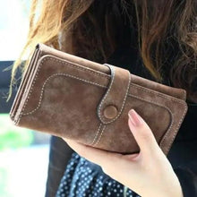 Load image into Gallery viewer, Gorgeous Matte Leather Long Wallet For Women And Lady Purse High Quality Female Wallets Card Holder Clutch Carteras
