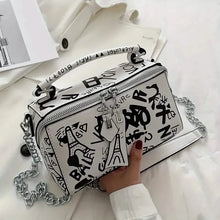 Load image into Gallery viewer, Graffiti Trendy Chain Crossbody Bag for Women
