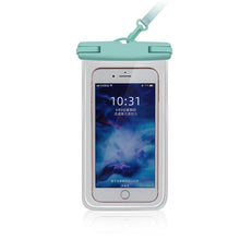 Load image into Gallery viewer, Gray Drop Resistant Waterproof Bag For Mobile Phones Under 6.9 Inches Plastic Mobile Phone Waterproof Case Diving Seal Phone Case Waterproof Pouch Phone  Underwater Case 35m
