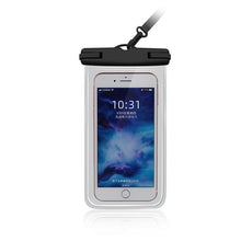 Load image into Gallery viewer, Gray Drop Resistant Waterproof Bag For Mobile Phones Under 6.9 Inches Plastic Mobile Phone Waterproof Case Diving Seal Phone Case Waterproof Pouch Phone  Underwater Case 35m
