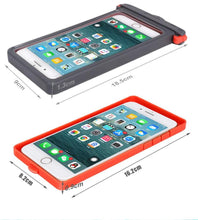 Load image into Gallery viewer, Gray Drop Resistant Waterproof Bag For Mobile Phones Under 6.9 Inches Plastic Mobile Phone Waterproof Case Diving Seal Phone Case Waterproof Pouch Phone  Underwater Case 35m
