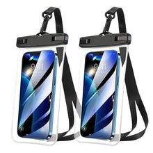 Load image into Gallery viewer, Gray Drop Resistant Waterproof Bag For Mobile Phones Under 6.9 Inches Plastic Mobile Phone Waterproof Case Diving Seal Phone Case Waterproof Pouch Phone  Underwater Case 35m
