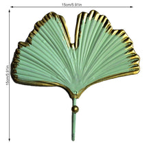 Load image into Gallery viewer, Green Gold Single Leaf Hanging Coat Hook Mini Wall Key Hook Home Decoration Modern Home Hanger Leaf Shape Coat Hooks Wall Mounted Hooks
