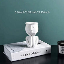 Load image into Gallery viewer, Greneric Character Portrait Flower Pot Resin Succulents Plant Pot
