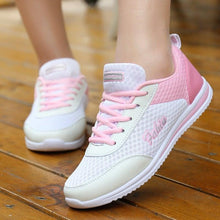 Load image into Gallery viewer, Gym Woman Spring Summer Sneakers Breathable Women Casual Shoes Trainers Running Shoes Light Mesh Tennis Casual Sneakers Fashion Walking Shoes For Womens
