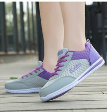 Load image into Gallery viewer, Gym Woman Spring Summer Sneakers Breathable Women Casual Shoes Trainers Running Shoes Light Mesh Tennis Casual Sneakers Fashion Walking Shoes For Womens
