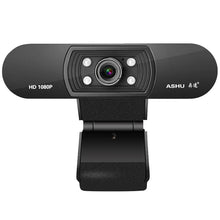 Load image into Gallery viewer, H800 Full HD Video Webcam 1080P HD Camera USB Webcam Focus Night Vision Computer Web Camera with Built in Microphone For Video Conferencing Recording and Streaming
