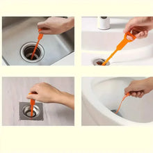 Load image into Gallery viewer, Hair Drain Clog Remover Tool For Sewer, Kitchen Sink, Bathroom Tub
