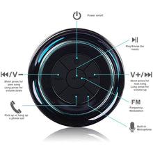 Load image into Gallery viewer, HAISSKY Portable Wireless Waterproof Speaker with FM Radio &amp; Suction Cup
