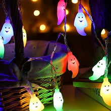 Load image into Gallery viewer, Halloween Cute Ghost LED String Lights Upholstery Lights
