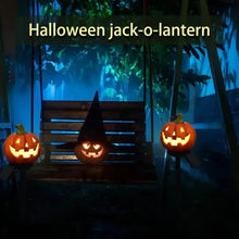 Load image into Gallery viewer, Halloween Jack-o '-lantern Solar Light
