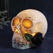 Load image into Gallery viewer, Halloween Resin Skull LED Night Light Decorative Light
