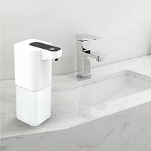 Load image into Gallery viewer, Hand Foam Liquid Soap Dispenser Automatic Soap Dispensers For Bathroom Touchless Dish Soap Dispenser Electric Hand Free Automatic Foaming Hand Soap Dispenser Touchless Soap Dispenser USB Rechargeable Automatic Soap Dispenser For Bathroom Kitchen
