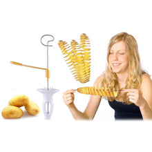 Load image into Gallery viewer, Handheld Easy Tornado Potato Twister Set
