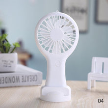 Load image into Gallery viewer, Handheld Small Fan Cooler Portable Small USB Charging Fan Mini Silent Charging Desk Dormitory Office Student Gifts Long Endurance Rechargeable Personal Fan for Kids Girls Women Men Home Office Indoor Outdoor Travel
