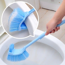 Load image into Gallery viewer, Handheld Toilet Cleaning Brush Household Toilet Cleaning Toilet Stain Powerful Stain Removal Brush Bathroom Accessories  Cleaning Tools For Bathroom Shower Sliding Door Tracks Kitchen Edge Corner Window Cleaning Brush
