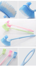 Load image into Gallery viewer, Handheld Toilet Cleaning Brush Household Toilet Cleaning Toilet Stain Powerful Stain Removal Brush Bathroom Accessories  Cleaning Tools For Bathroom Shower Sliding Door Tracks Kitchen Edge Corner Window Cleaning Brush
